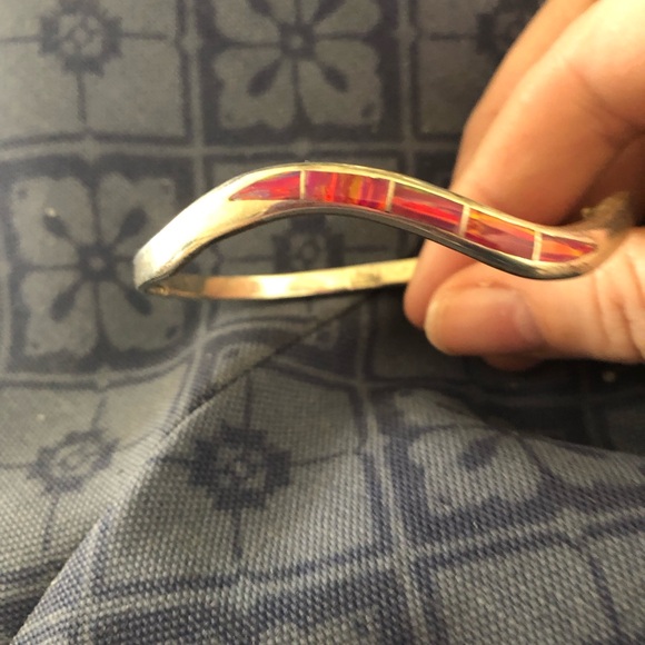 Mexican Sterling Silver Cuff Bracelet- 743 $50 or $45 w/offer - Picture 1 of 5